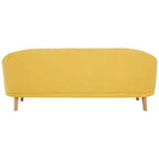 Holland Yellow Linen Sofa