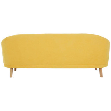 Holland Yellow Linen Sofa