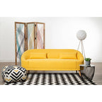 Holland Yellow Linen Sofa