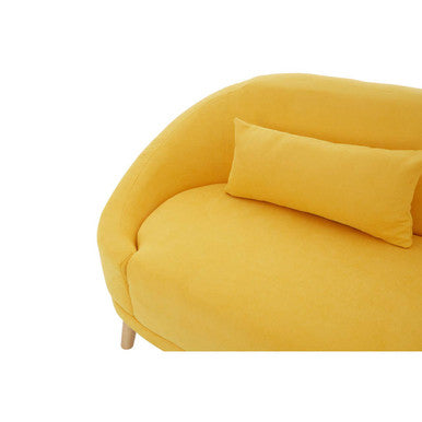 Holland Yellow Linen Sofa