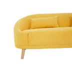 Holland Yellow Linen Sofa
