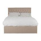 Hannah Beige Ottoman Double Bed