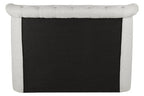 Edison Light Grey Ottoman Double Bed