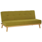 Stockholm 3 Seat Green Sofa Bed