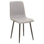 Tiana Set Of 4 Light Grey Dining Chairs