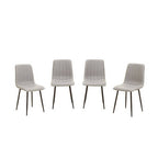 Tiana Set Of 4 Light Grey Dining Chairs