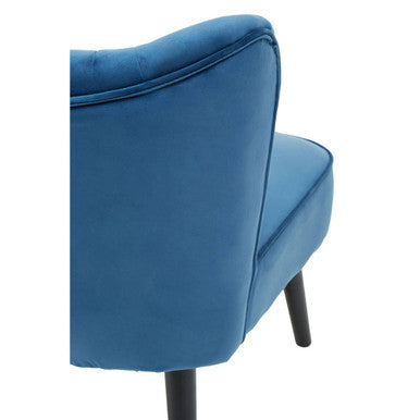 Regents Park Blue Velvet Chair