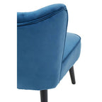 Regents Park Blue Velvet Chair