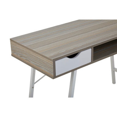 Bradbury Two Drawer Light Oak Veneer Desk