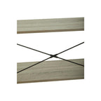 Bradbury Four Tier Grey Oak Veneer Ladder Shelf Unit