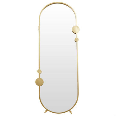 Farran Gold Finish Floor Mirror