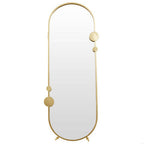 Farran Gold Finish Floor Mirror