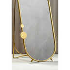Farran Gold Finish Floor Mirror