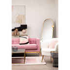 Farran Gold Finish Floor Mirror
