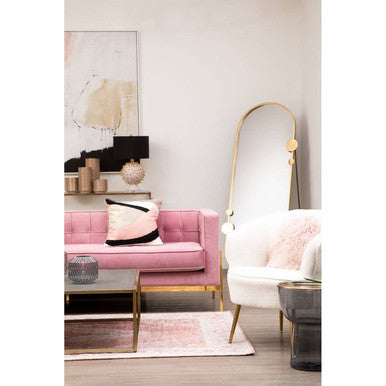 Farran Gold Finish Floor Mirror
