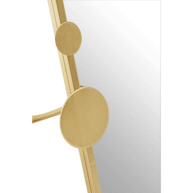 Farran Gold Finish Floor Mirror