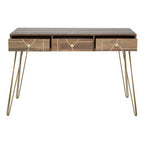Flori Three Drawer Desk