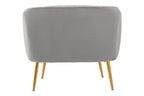 Larissa Grey Velvet Chair