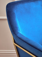 Xander Midnight Velvet Armchair