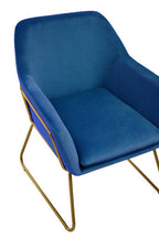 Xander Midnight Velvet Armchair