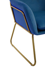 Xander Midnight Velvet Armchair