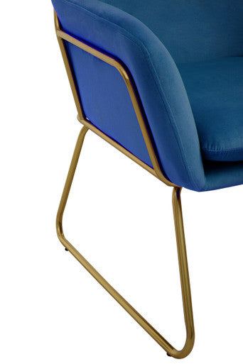 Xander Midnight Velvet Armchair
