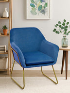 Xander Midnight Velvet Armchair