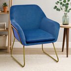 Xander Midnight Velvet Armchair