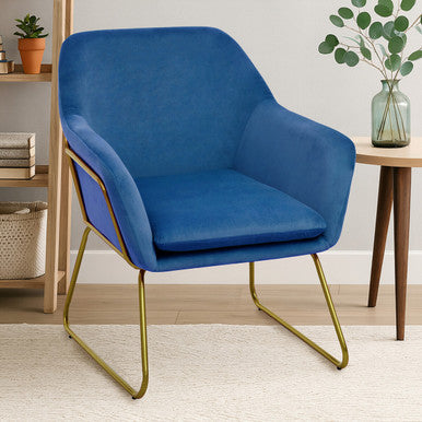 Xander Midnight Velvet Armchair