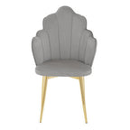 Tian Grey Velvet Dining Chair