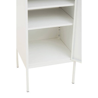Academy One Door White Cabinet