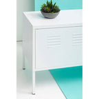 Academy Two Door White Locker Cabinet