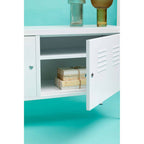 Academy Two Door White Locker Cabinet