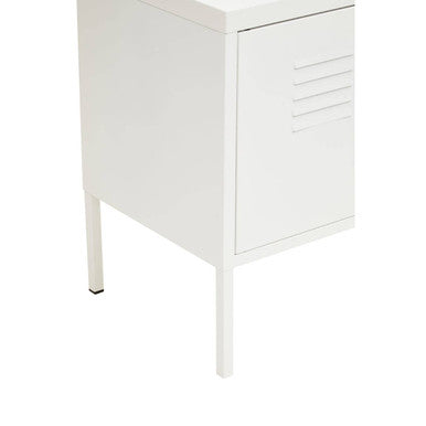 Academy Two Door White Locker Cabinet