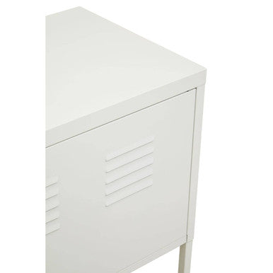 Academy Two Door White Locker Cabinet
