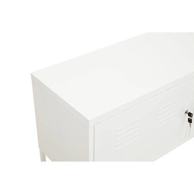Academy Two Door White Locker Cabinet