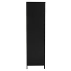 Academy Black Two Door Locker Style Wardrobe
