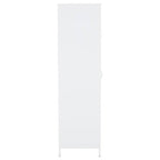 Academy White Two Door Locker Style Wardrobe