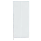 Academy White Two Door Locker Style Wardrobe