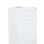 Academy White Two Door Locker Style Wardrobe