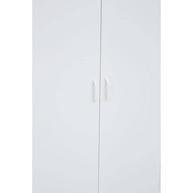 Academy White Two Door Locker Style Wardrobe