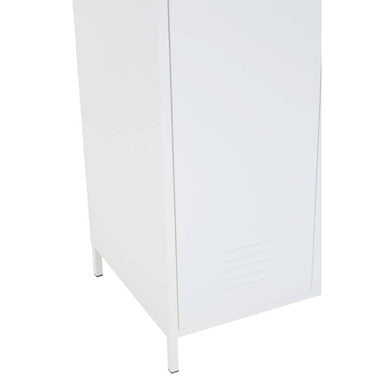 Academy White Two Door Locker Style Wardrobe