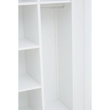 Academy White Two Door Locker Style Wardrobe