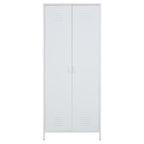 Academy White Two Door Locker Style Wardrobe