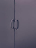 Academy Grey Two Door Locker Style Wardrobe