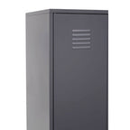 Academy Grey Two Door Locker Style Wardrobe