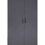 Academy Grey Two Door Locker Style Wardrobe