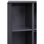 Academy Grey Two Door Locker Style Wardrobe