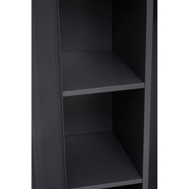 Academy Grey Two Door Locker Style Wardrobe