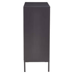 Acier Two Door Grey Metal Cabinet